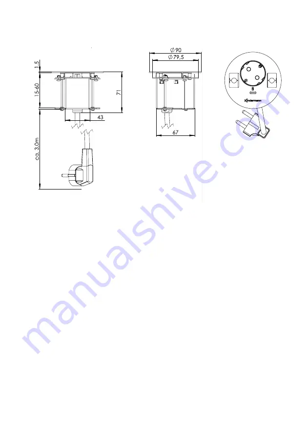 Kindermann CablePort table3 Mounting Instructions Download Page 7