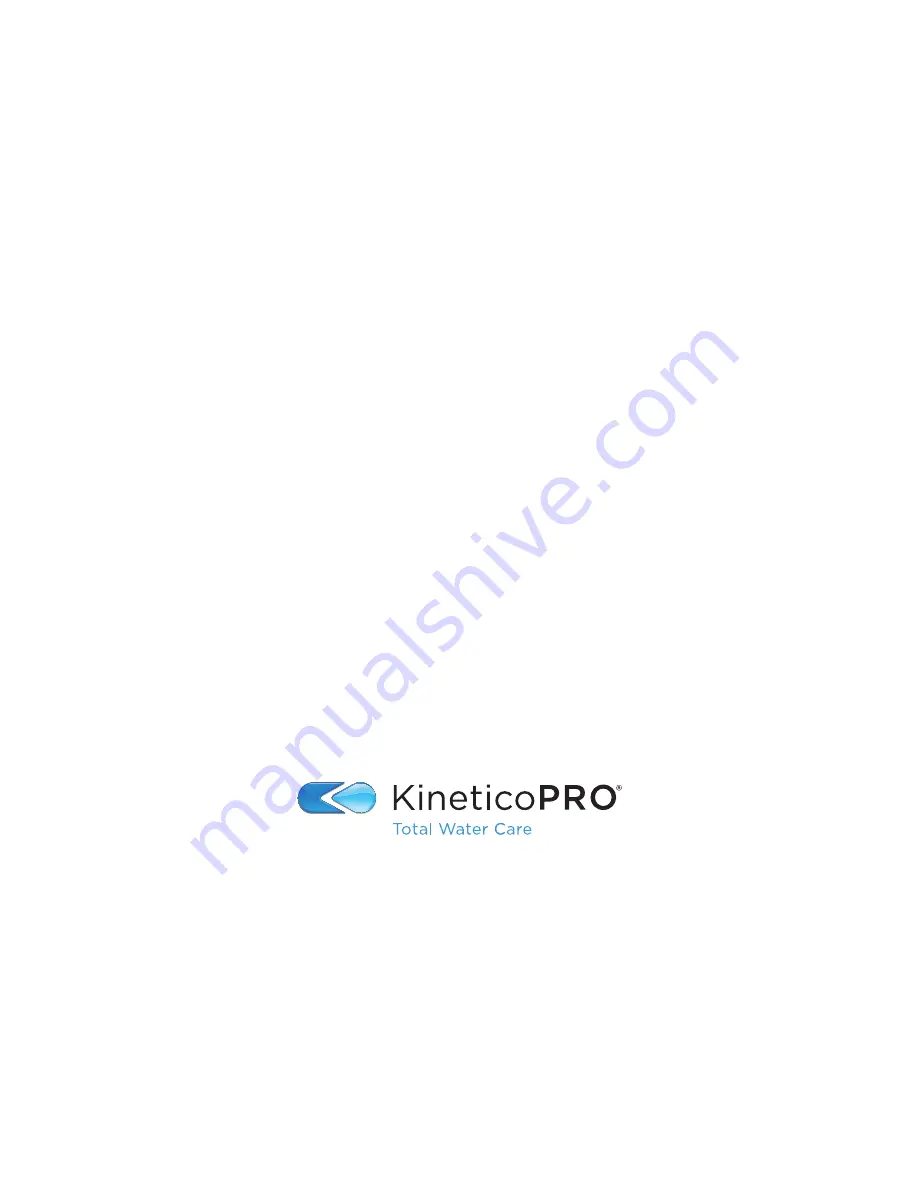 Kinetico PRO CP 213f OD Carbon Owner'S Manual Download Page 28