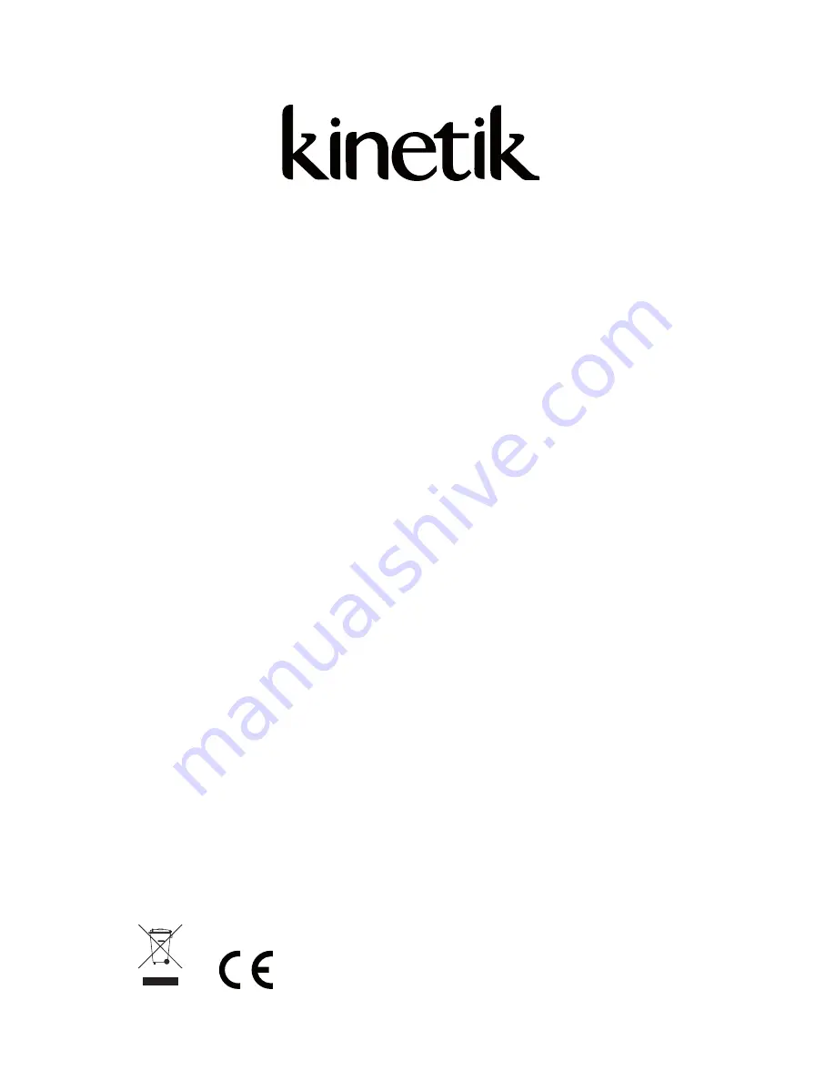 Kinetik KISP-E200-IC Instruction Manual Download Page 12