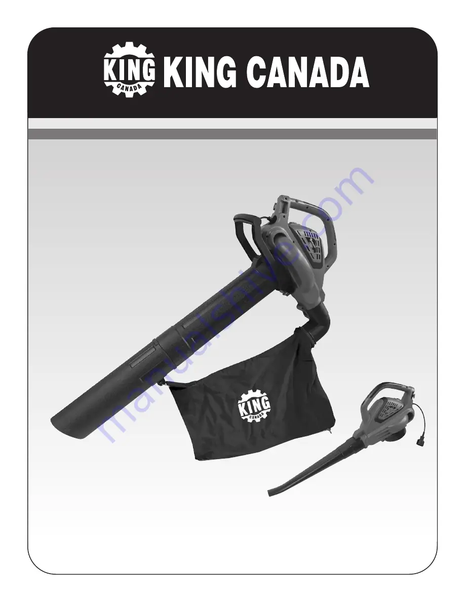 King Canada 8500BVM Instruction Manual Download Page 1