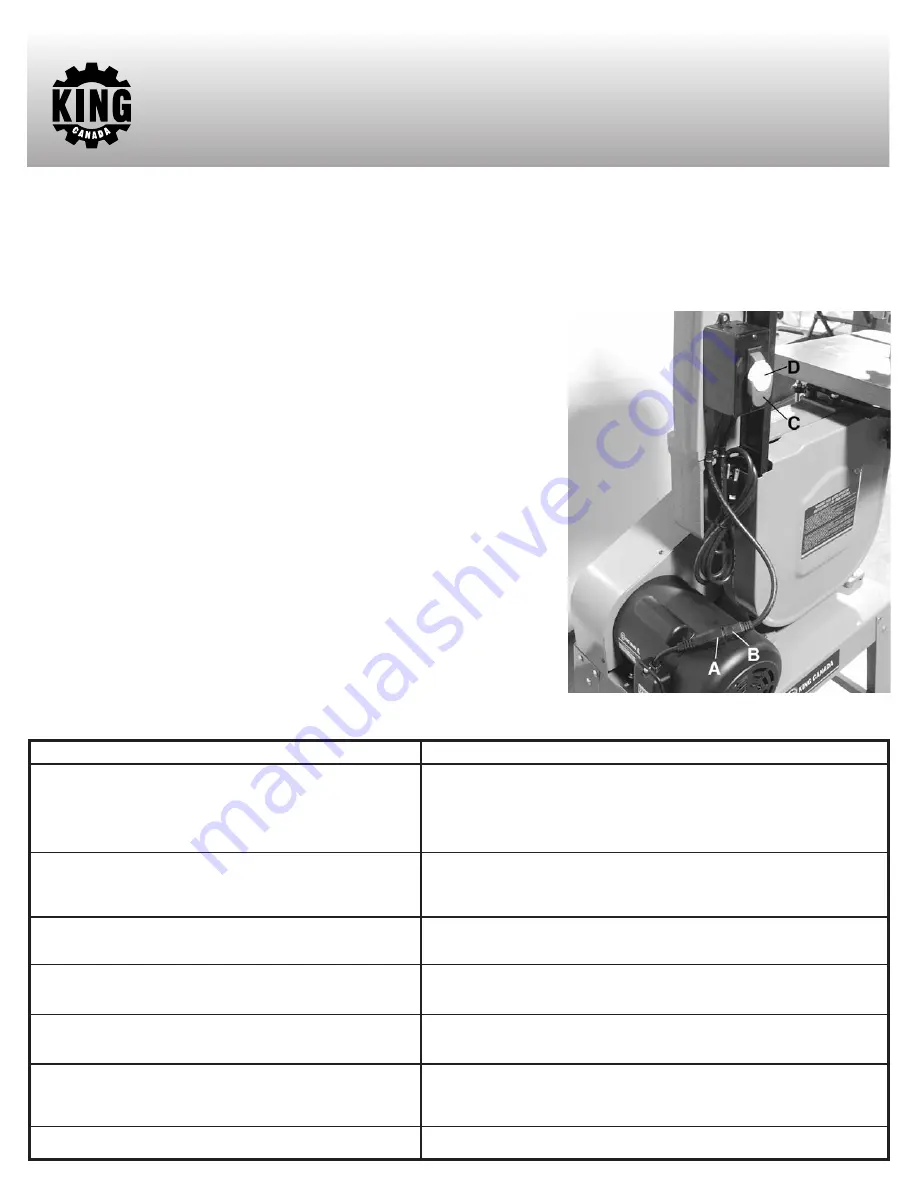 King Canada KC-1401FX Скачать руководство пользователя страница 9
