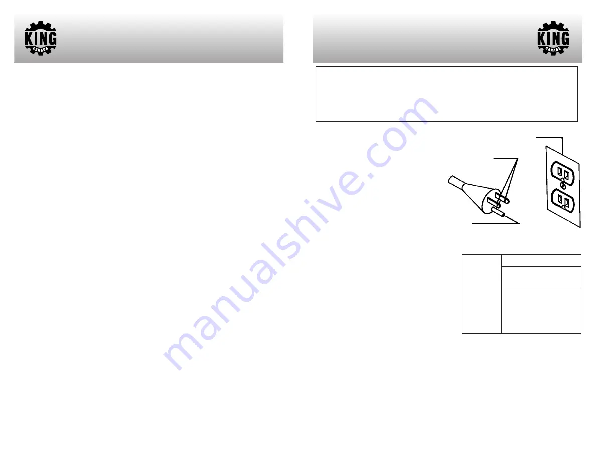 King Canada KC-4500S Скачать руководство пользователя страница 2