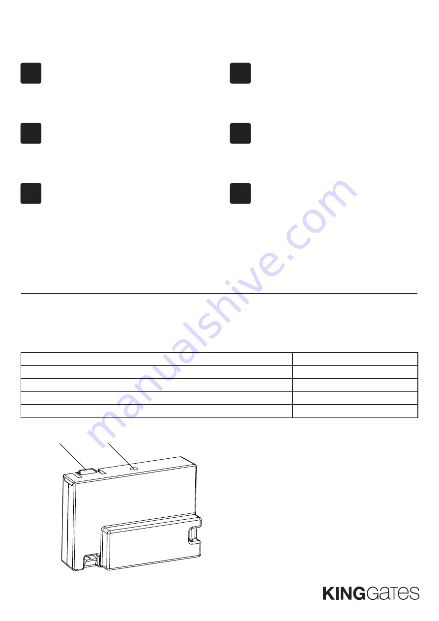 King gates 4262381144582 Скачать руководство пользователя страница 1