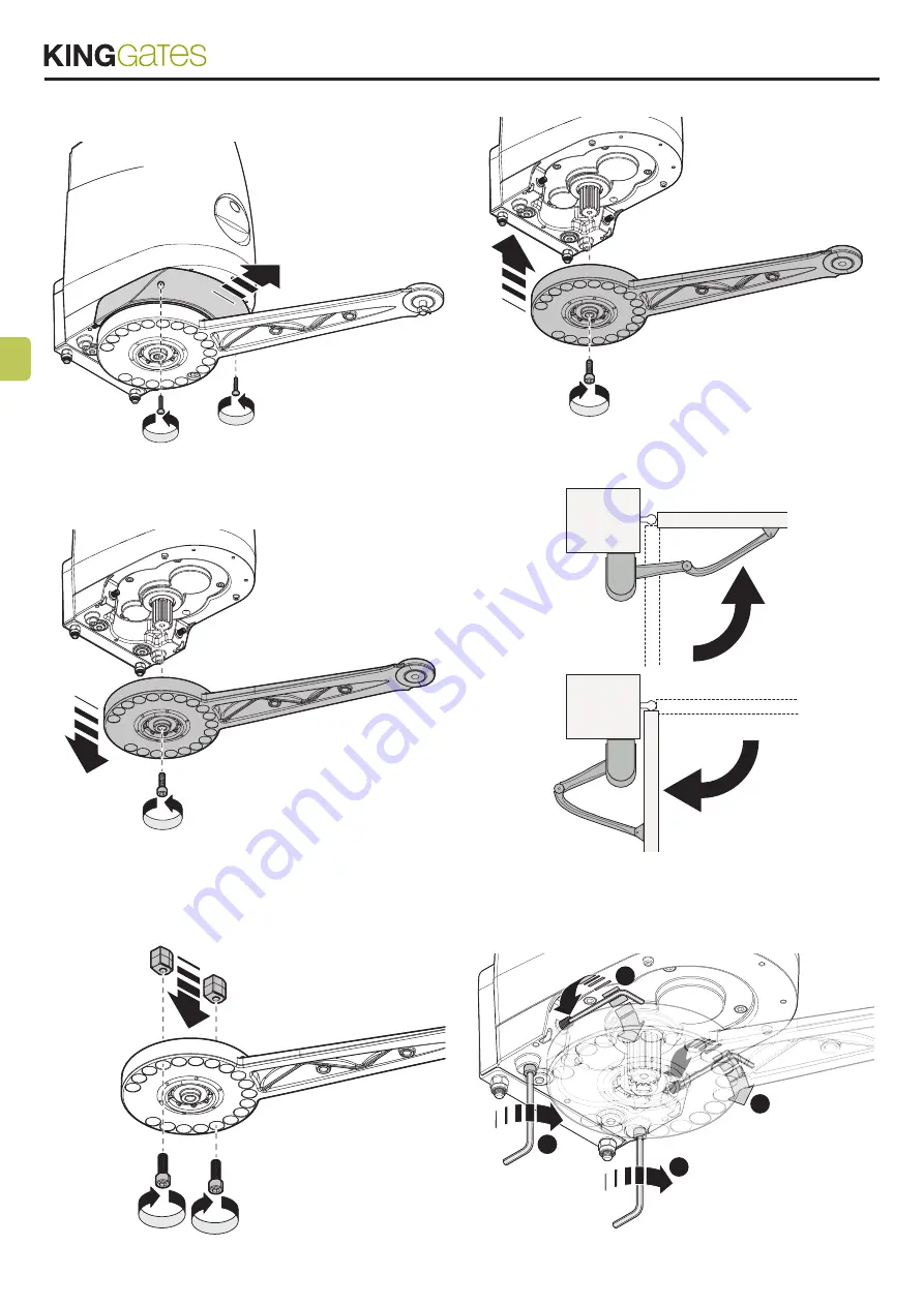 King gates Modus Installation And Use Instructions And Warnings Download Page 56