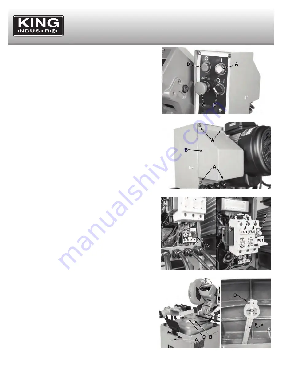 King Industrial KC-315CS Instruction Manual Download Page 10