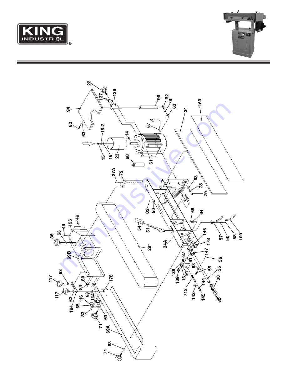 King Industrial KC-689-OSC-7 Service Manual Download Page 2