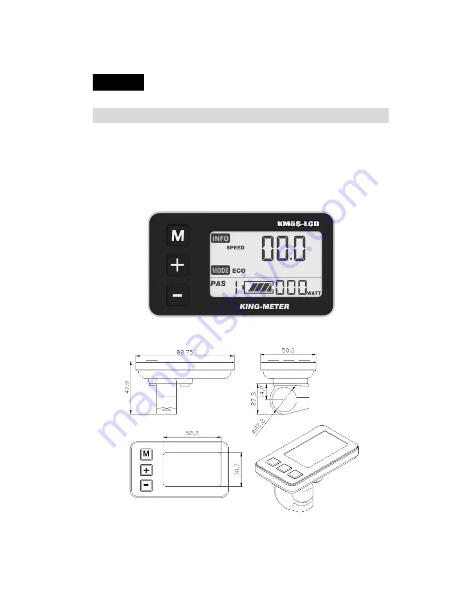 King-Meter KM5S-LCD User Manual Download Page 6