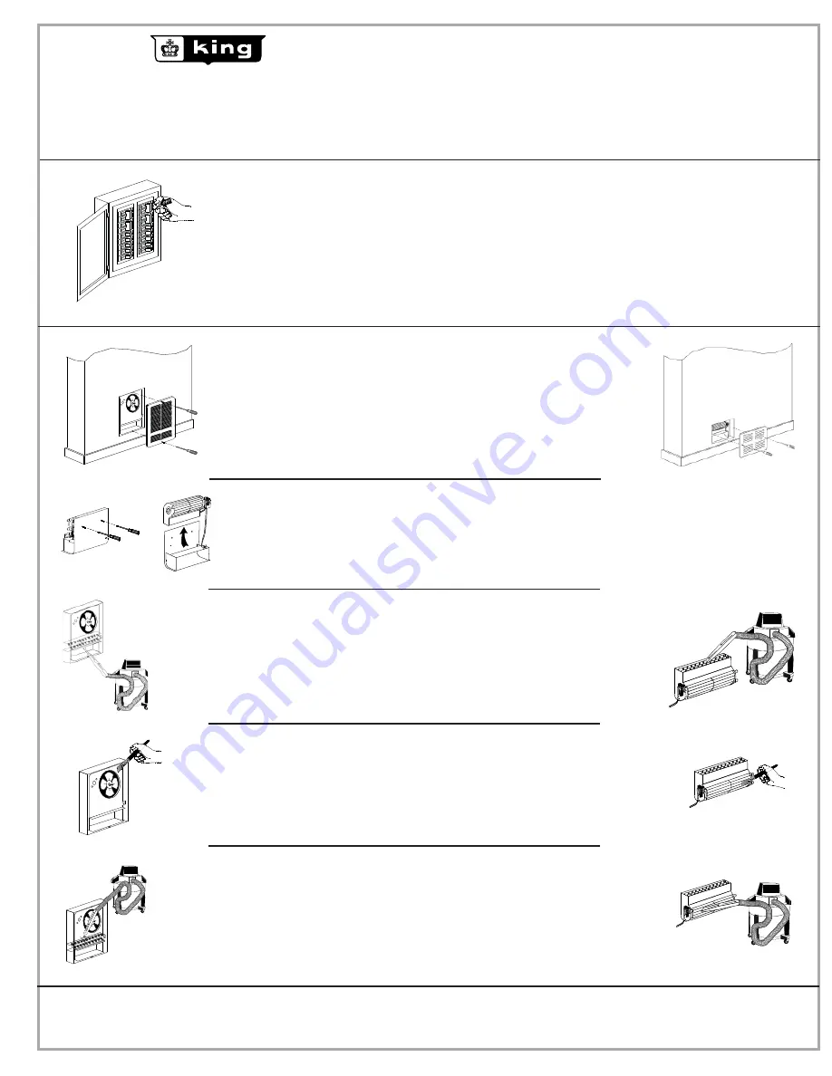 KING W SERIES Installation Instructions Manual Download Page 4