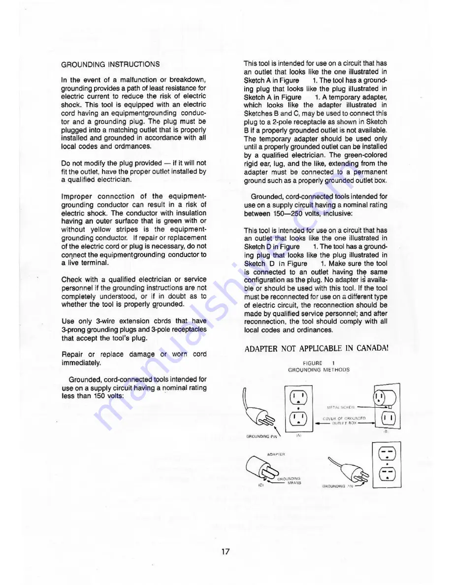 KING WA-14M Operator'S Manual Download Page 20