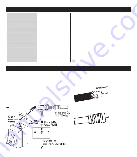 Kingray MDA20HT Installation Manual Download Page 2