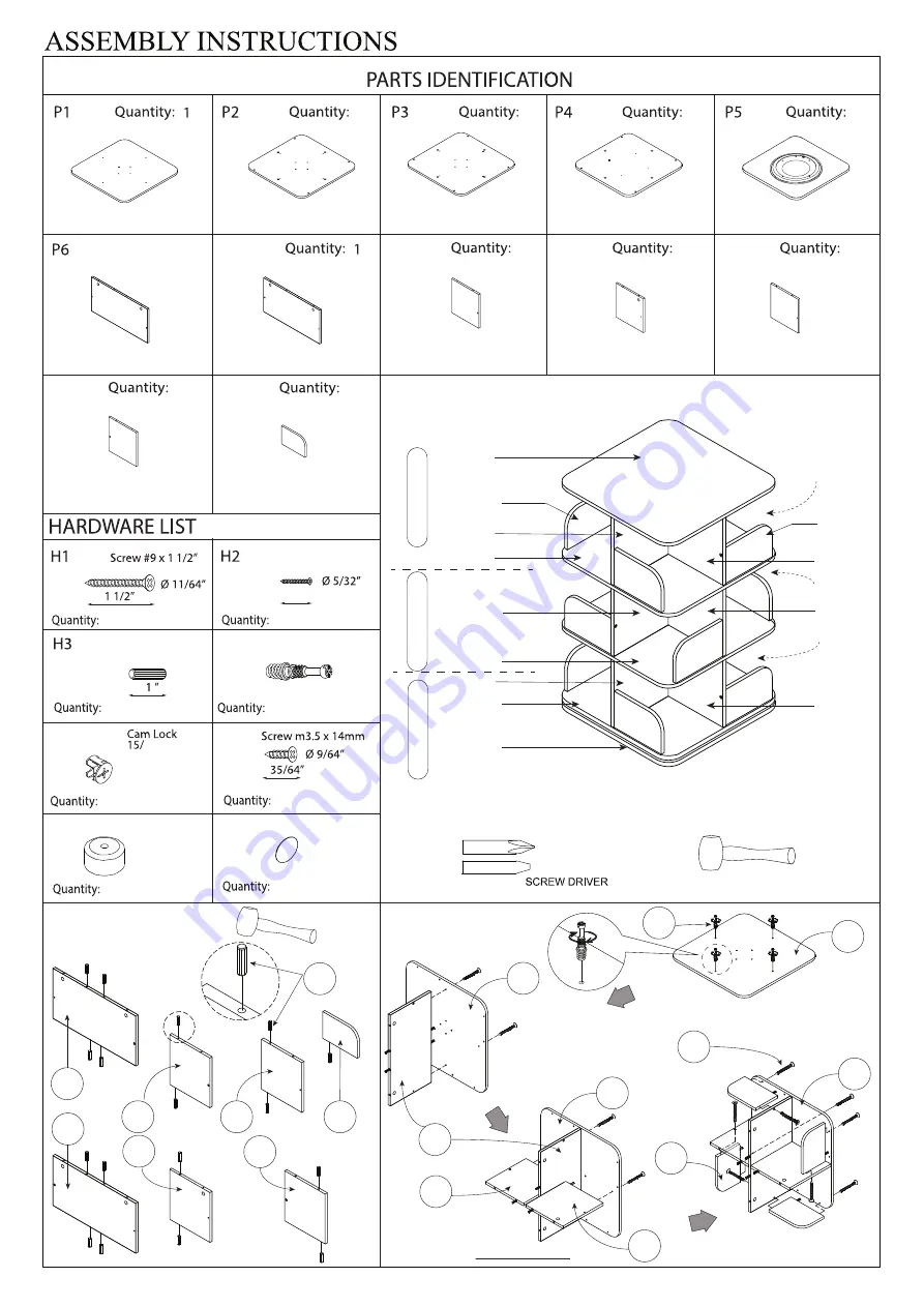 Kings Brand Furniture BK005 Assembly Instructions Download Page 2