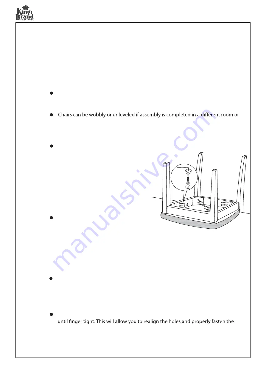 Kings Brand Furniture D6403-C Assembly Instructions Download Page 2