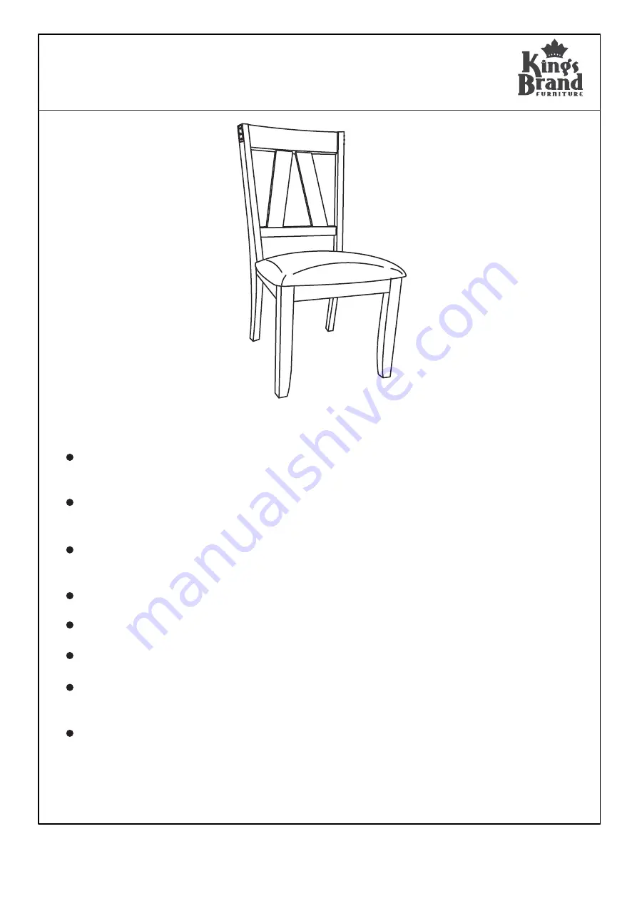 Kings Brand Furniture D6490-2 Assembly Instructions Download Page 1