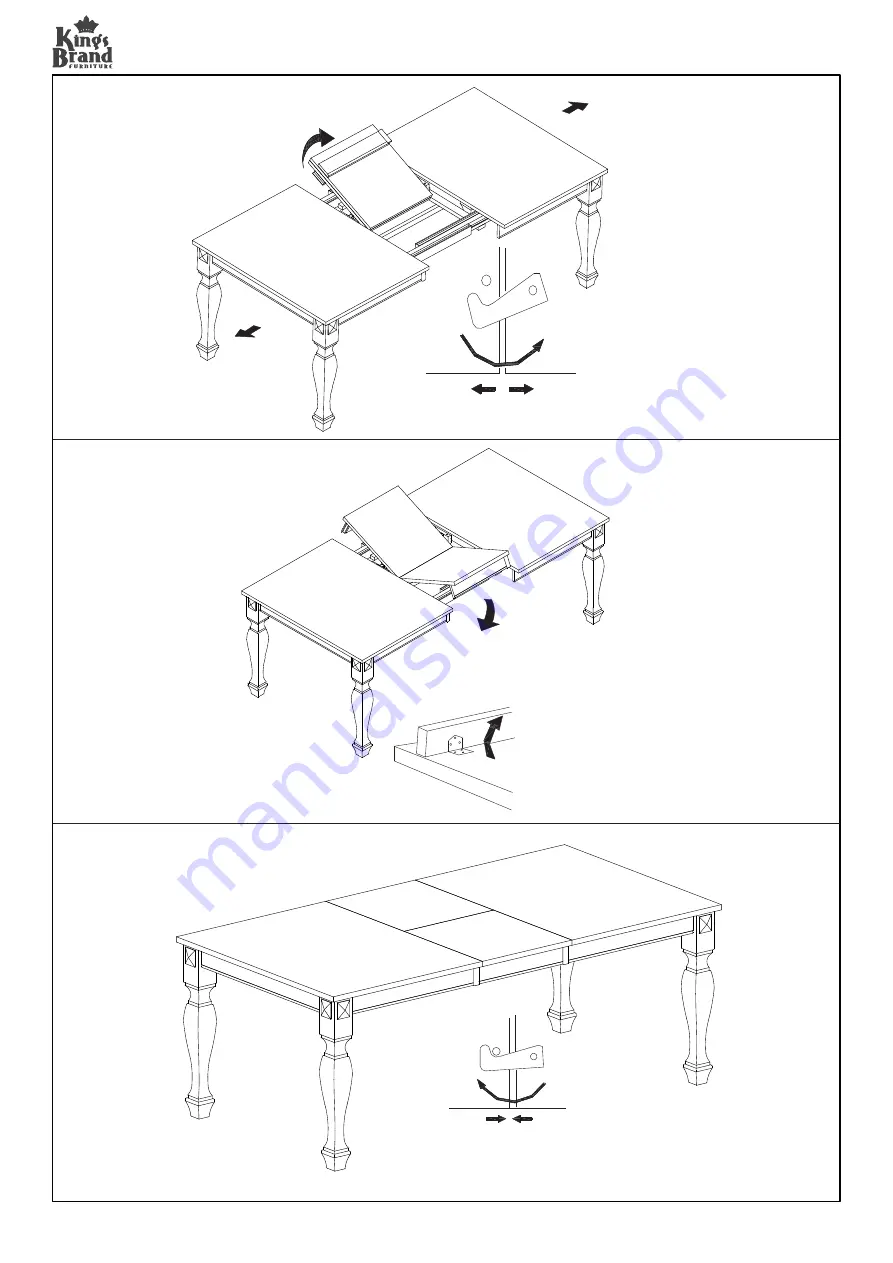 Kings Brand Furniture D6498-1 Assembly Instructions Download Page 3