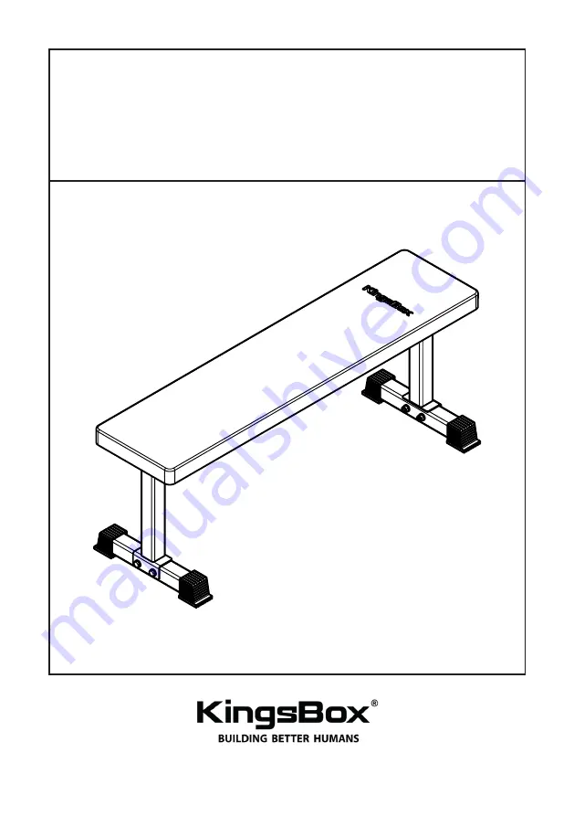 KingsBox KingsBox Flat Bench Скачать руководство пользователя страница 1