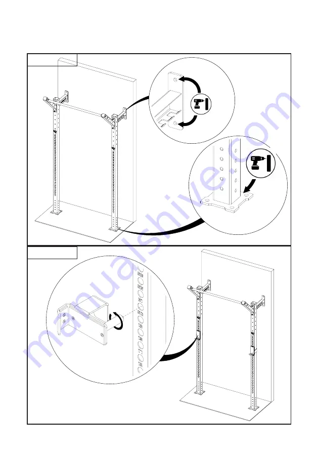 KingsBox Power Wall Rack Quick Start Manual Download Page 5