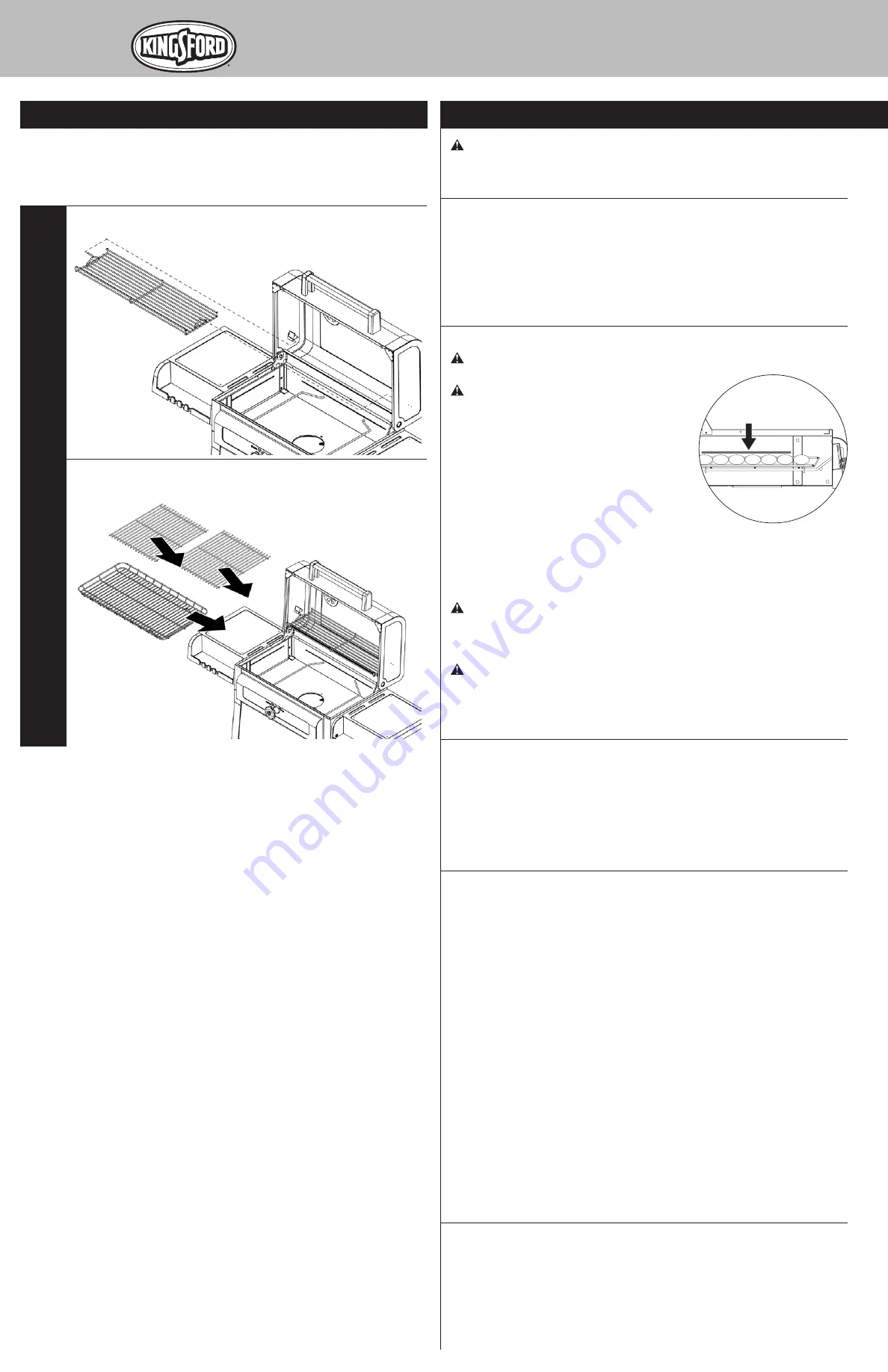 Kingsford CBC1042W Owner'S Manual Download Page 18