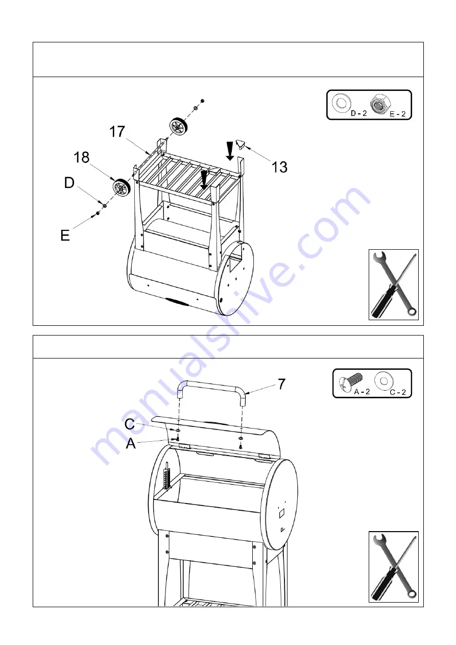 Kingsford CG2324001-KF Assembly & Operating Instructions Download Page 15