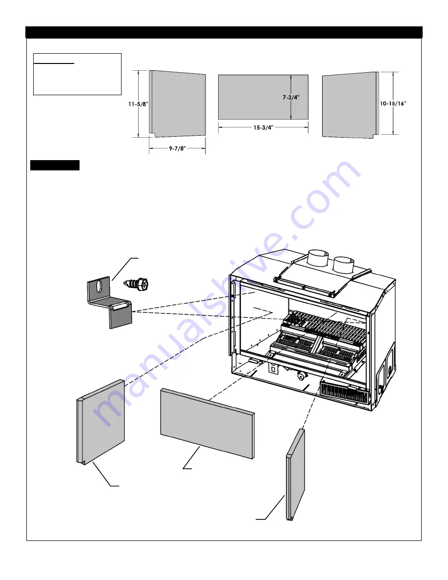 Kingsman Fireplaces IDV24 Installation Instructions Manual Download Page 19