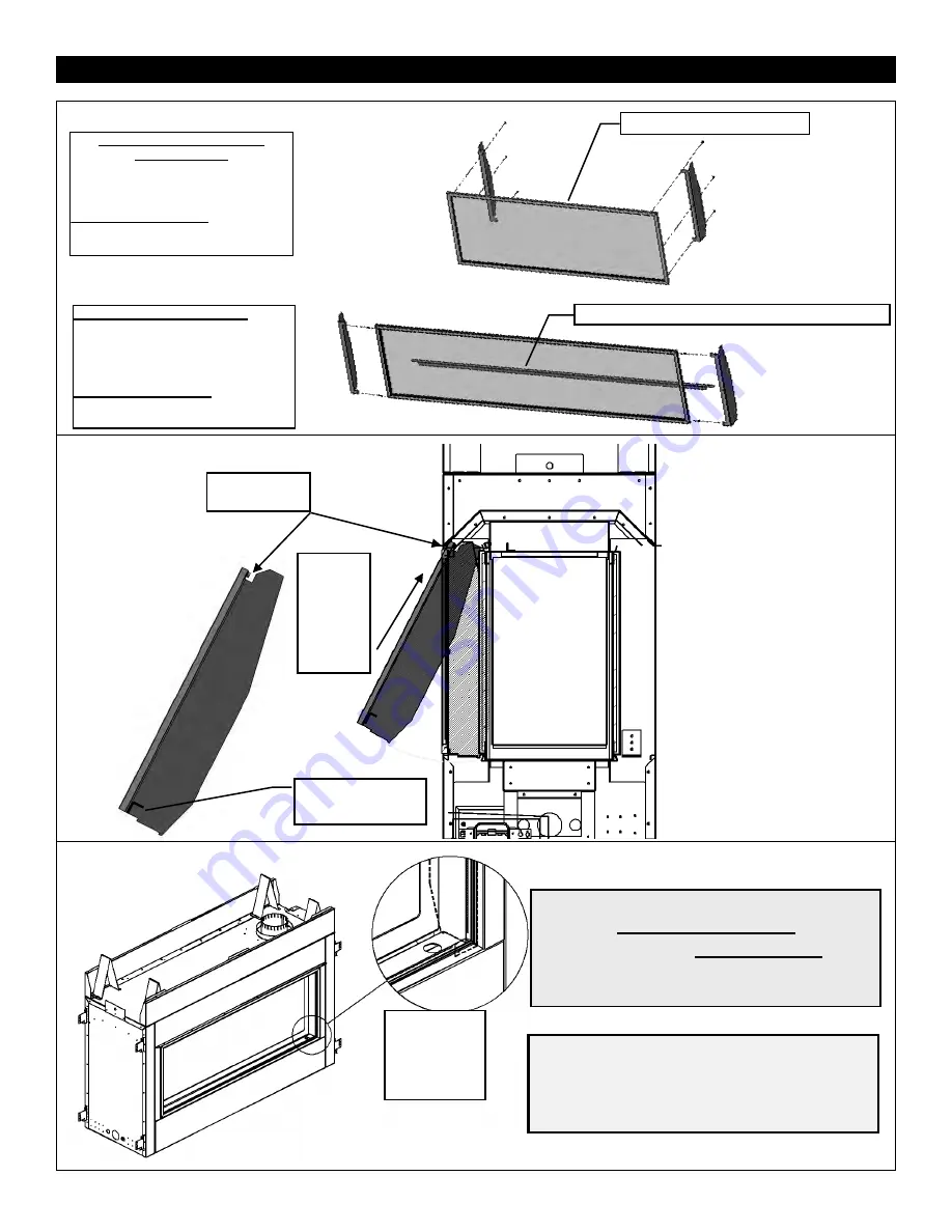 Kingsman Fireplaces Marquis Infinite MQRB4436LP Installation Instructions Manual Download Page 4