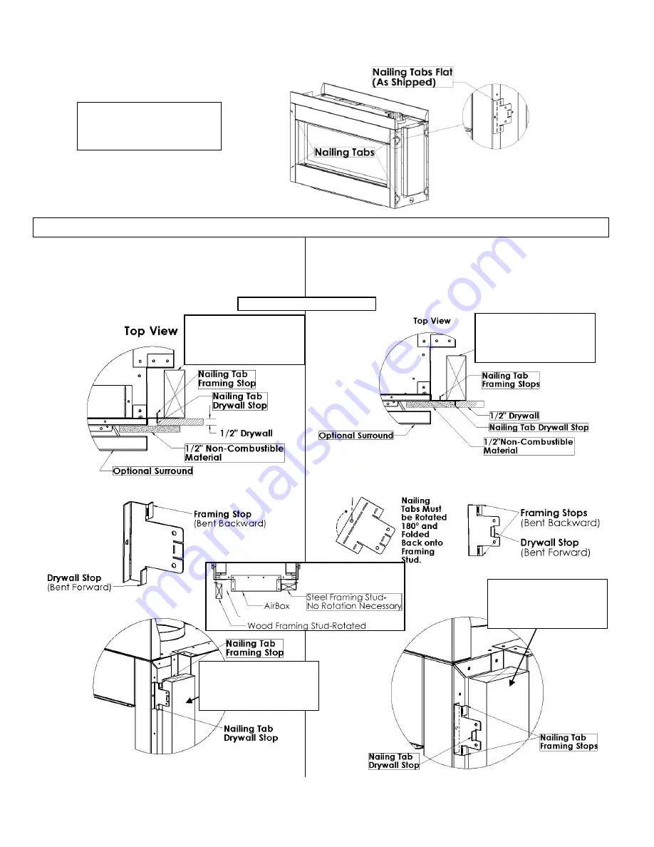 Kingsman Fireplaces Marquis Infinite MQRB4436LP Installation Instructions Manual Download Page 11