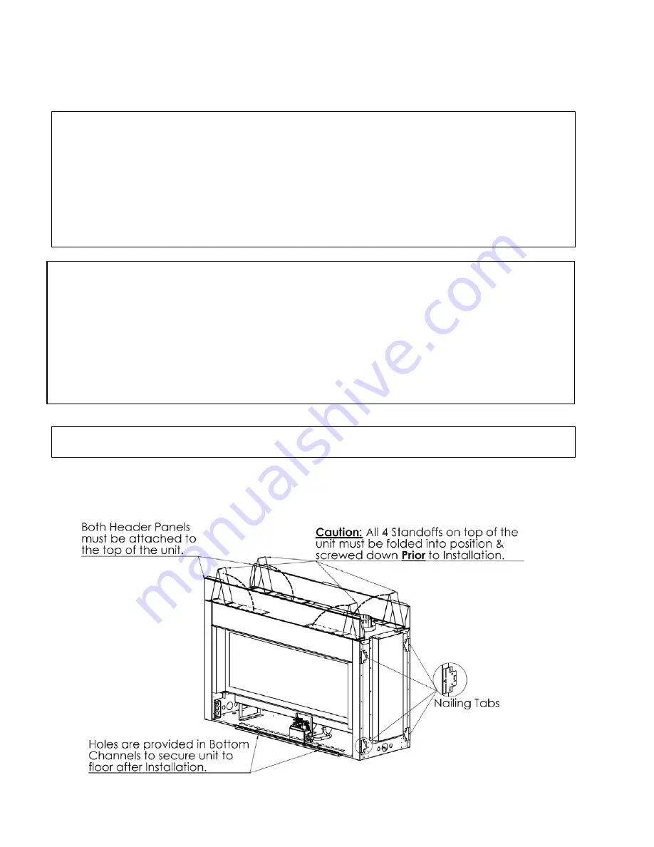 Kingsman Fireplaces Marquis Infinite MQRB4436LP Installation Instructions Manual Download Page 23