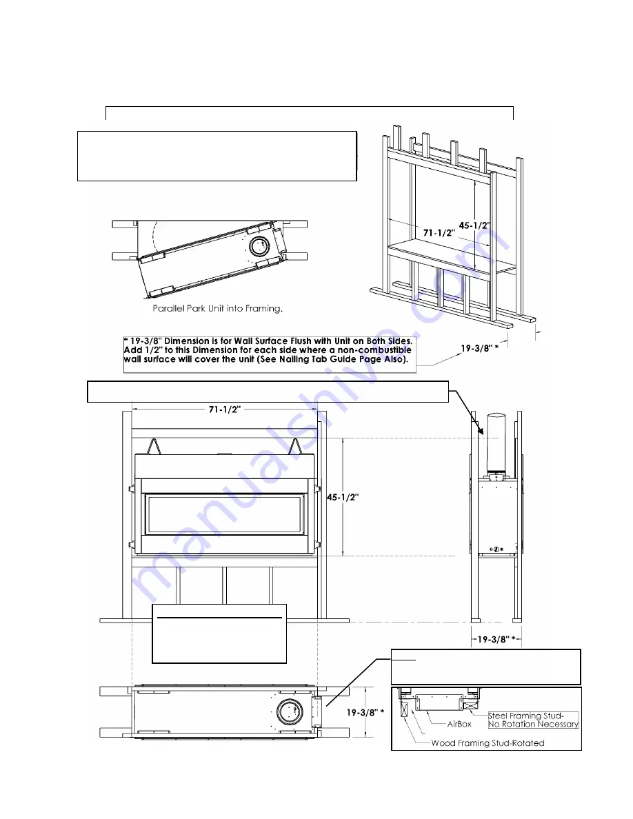 Kingsman Fireplaces Marquis Infinite MQRB4436LP Installation Instructions Manual Download Page 37