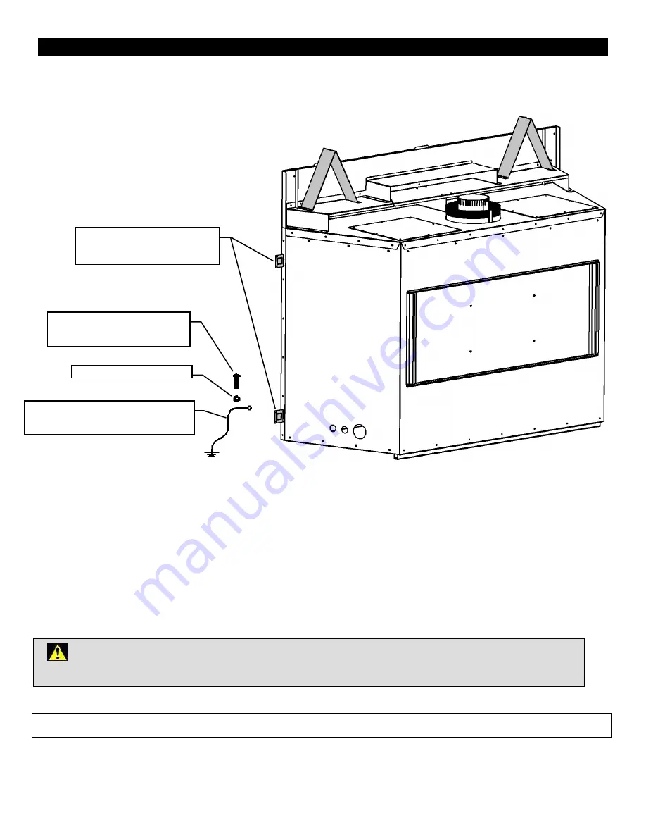 Kingsman Fireplaces marquis MQZCVRB60LPE2 Installation Instructions Manual Download Page 8