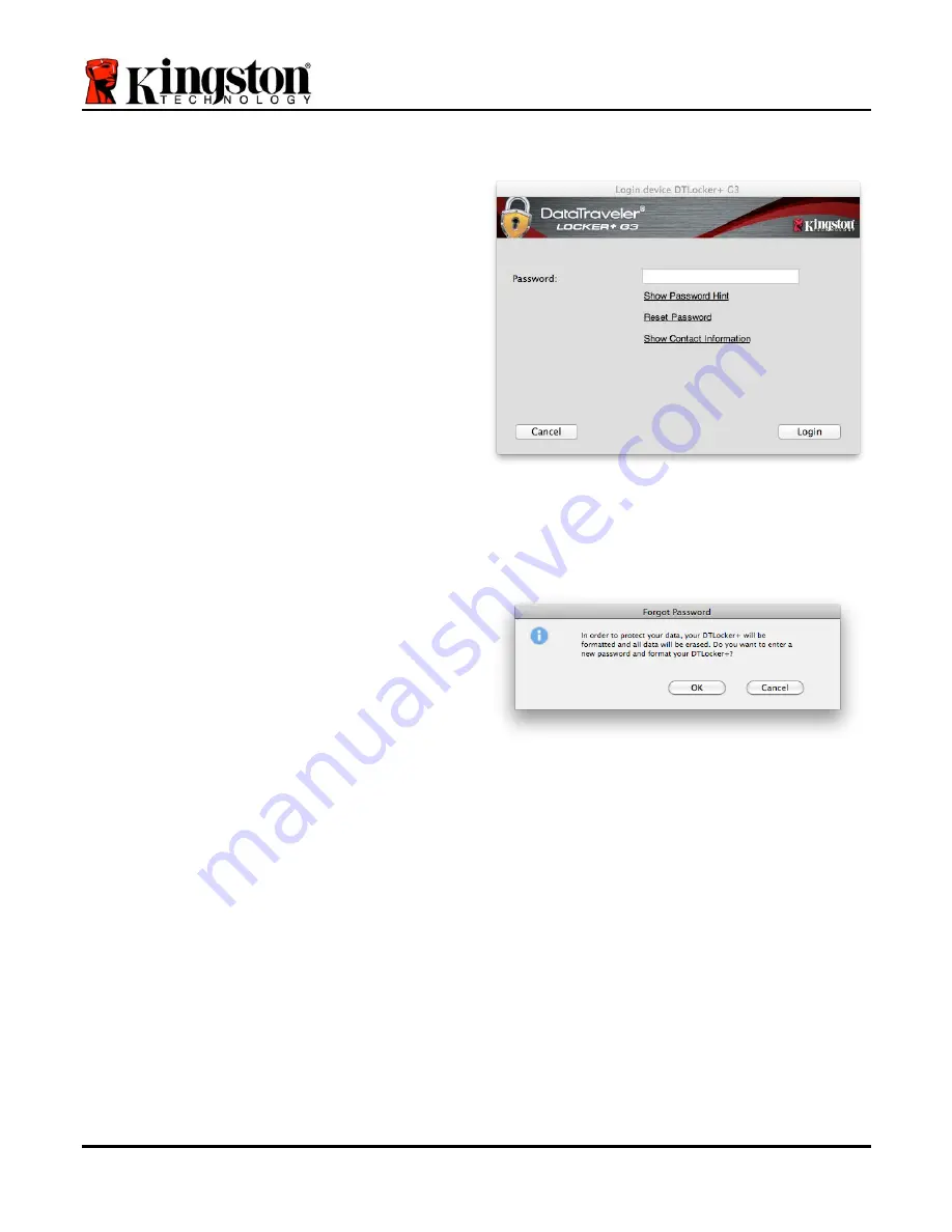 Kingston Technology DataTraveler Locker+ G3 Installation Manual Download Page 48