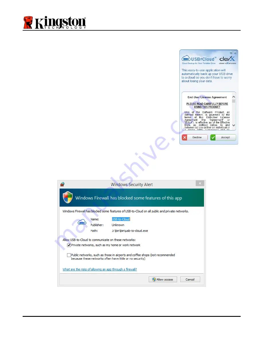 Kingston Technology DataTraveler Locker+ G3 Installation Manual Download Page 58