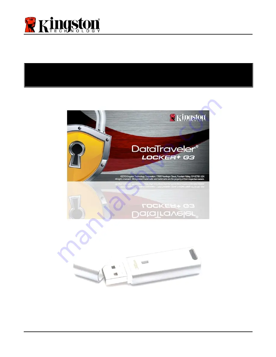 Kingston Technology DataTraveler Locker+ G3 Installation Manual Download Page 218