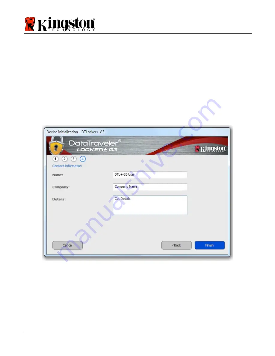 Kingston Technology DataTraveler Locker+ G3 Installation Manual Download Page 224