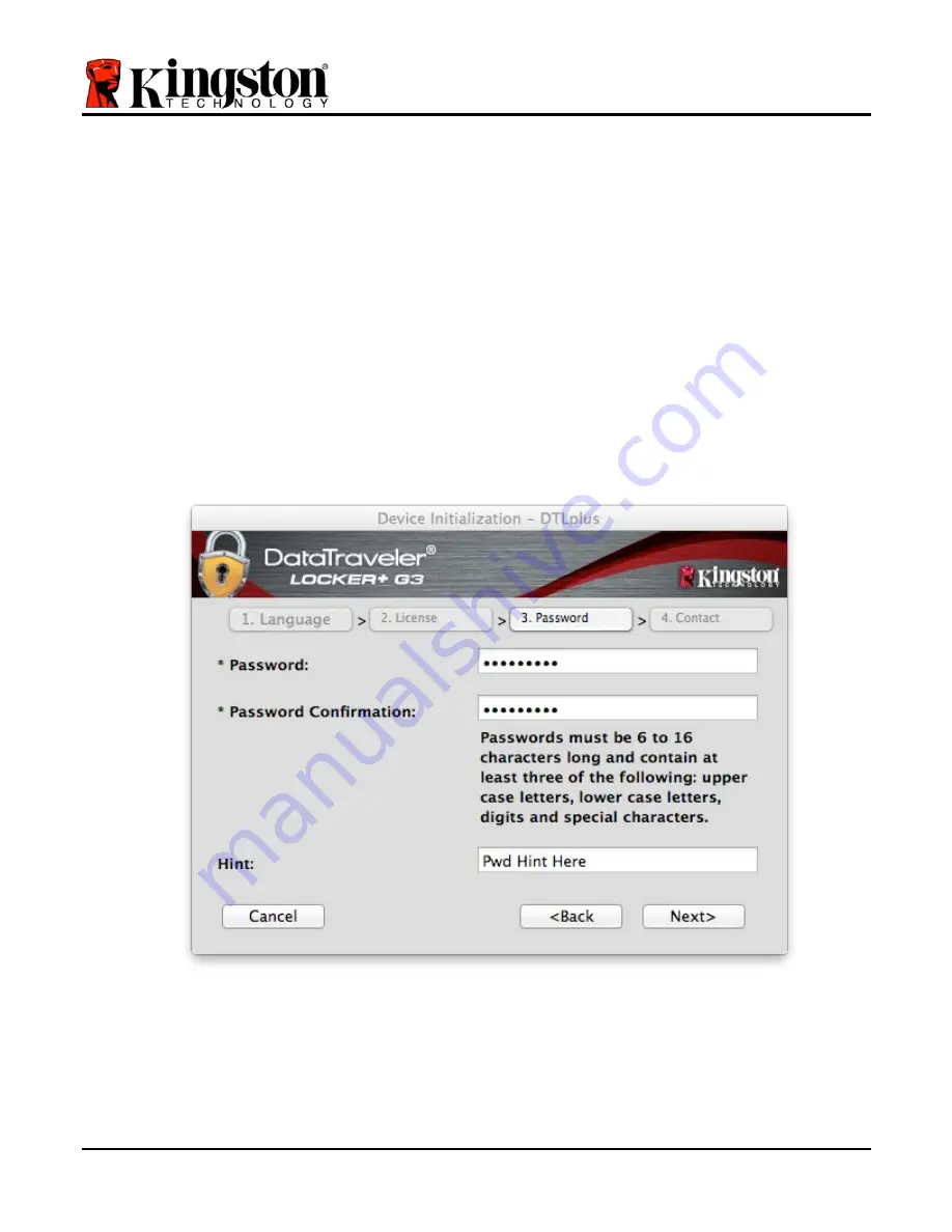 Kingston Technology DataTraveler Locker+ G3 Installation Manual Download Page 233