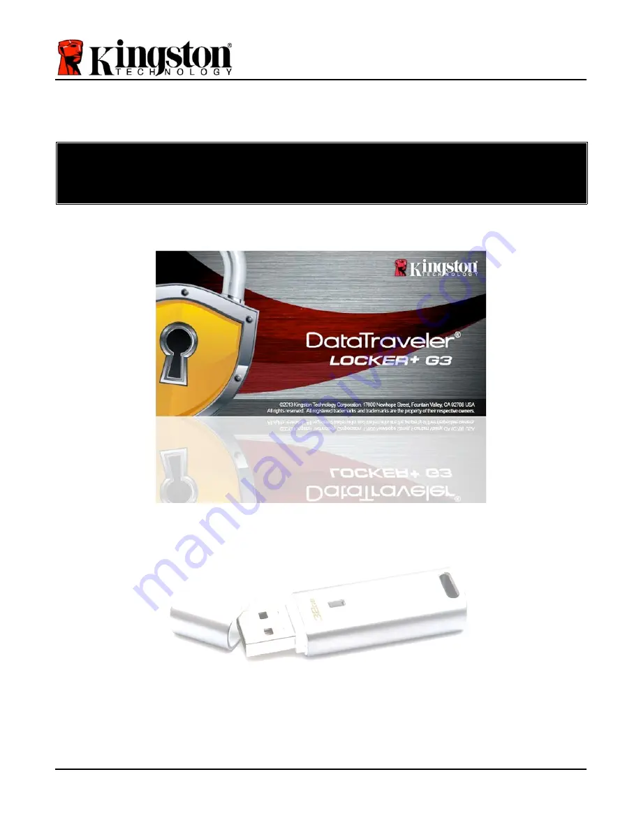 Kingston Technology DataTraveler Locker+ G3 Installation Manual Download Page 242