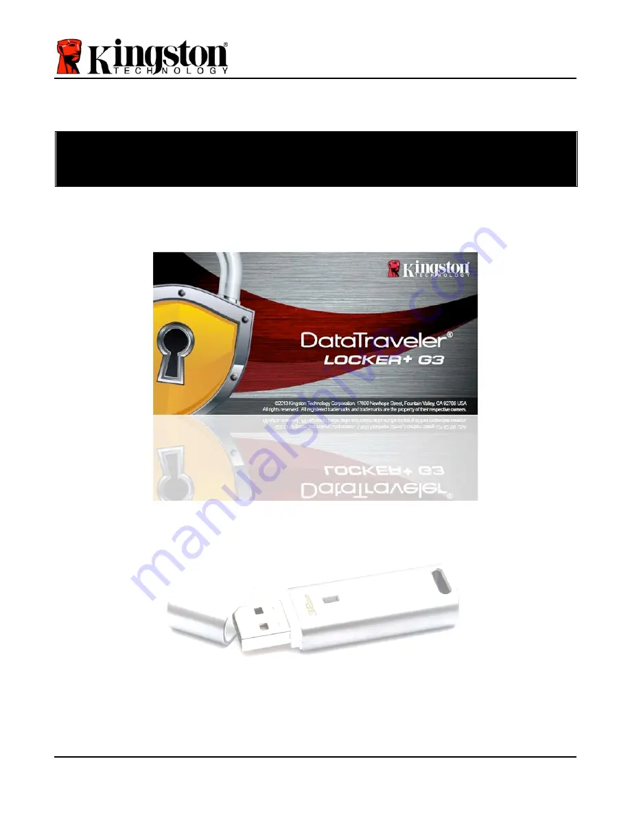 Kingston Technology DataTraveler Locker+ G3 Installation Manual Download Page 266