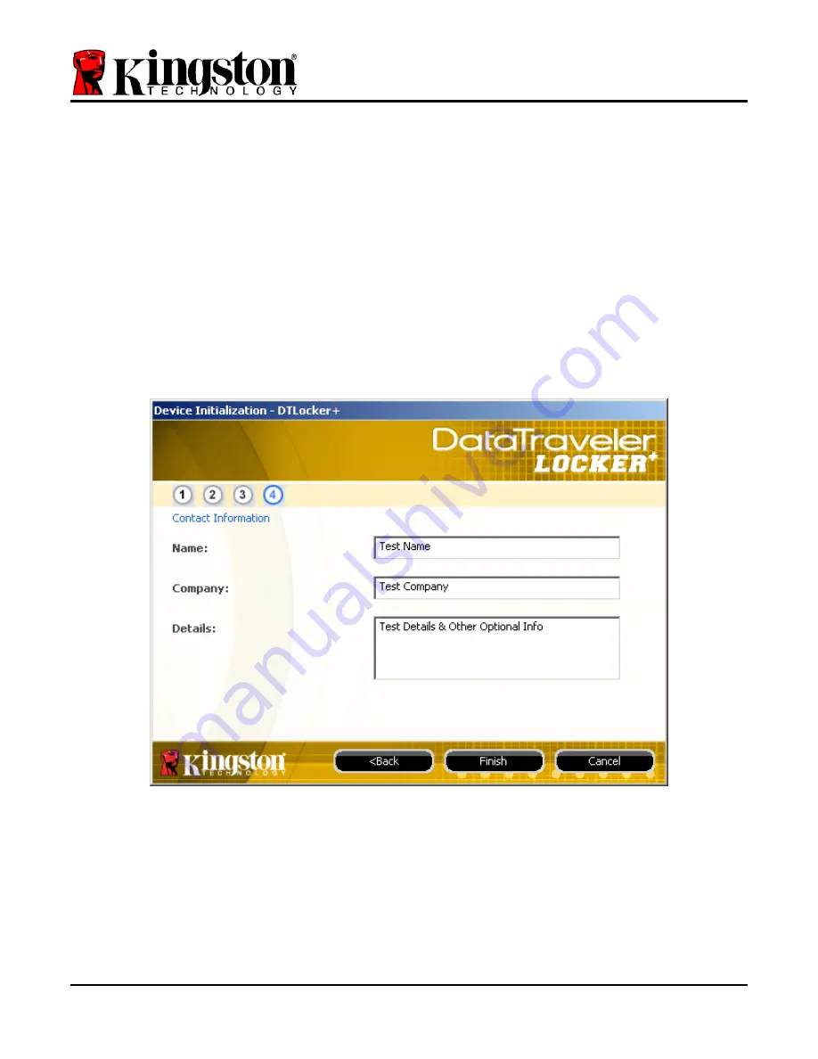 Kingston Technology DataTraveler Locker+ User Manual Download Page 7