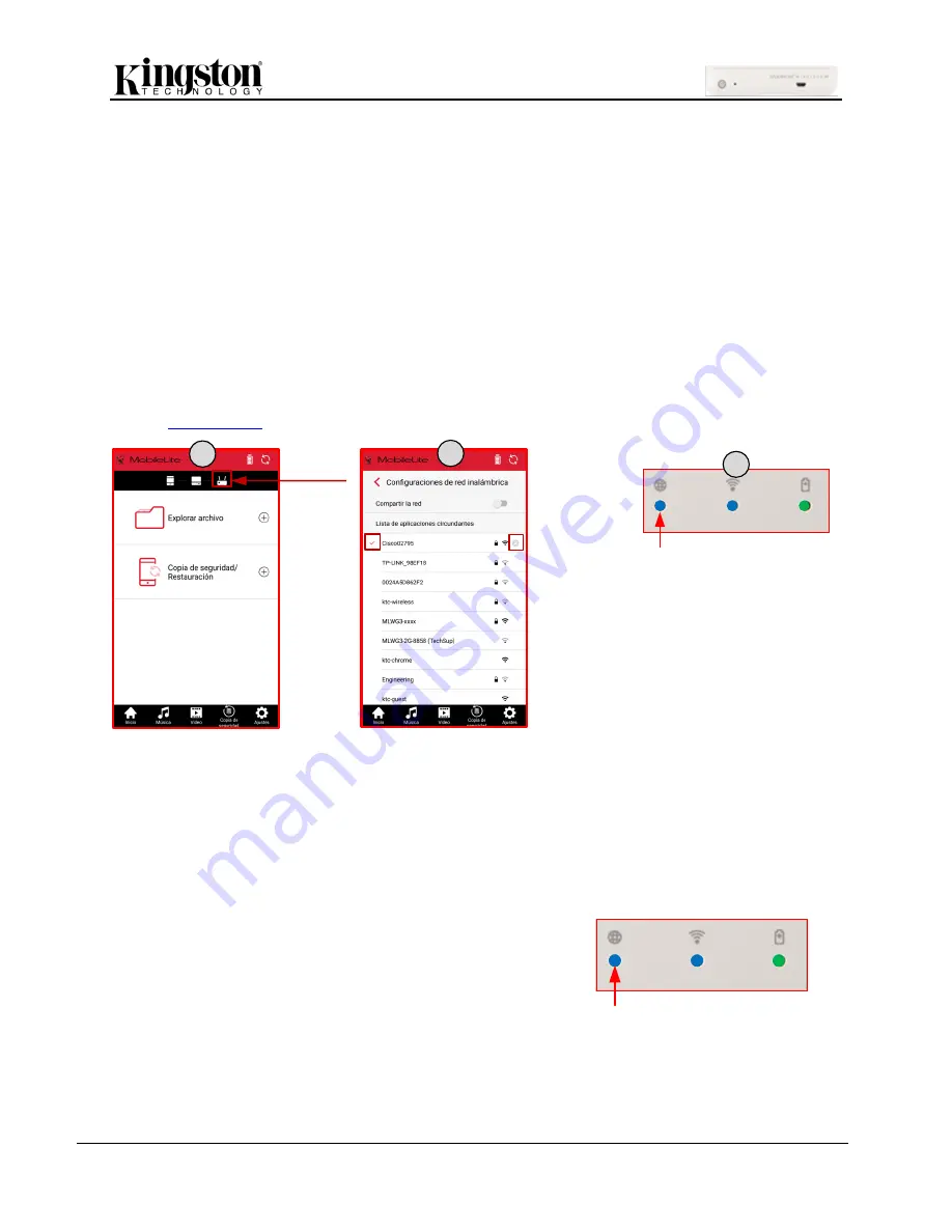 Kingston Technology MobileLite Wireless G3 Скачать руководство пользователя страница 55