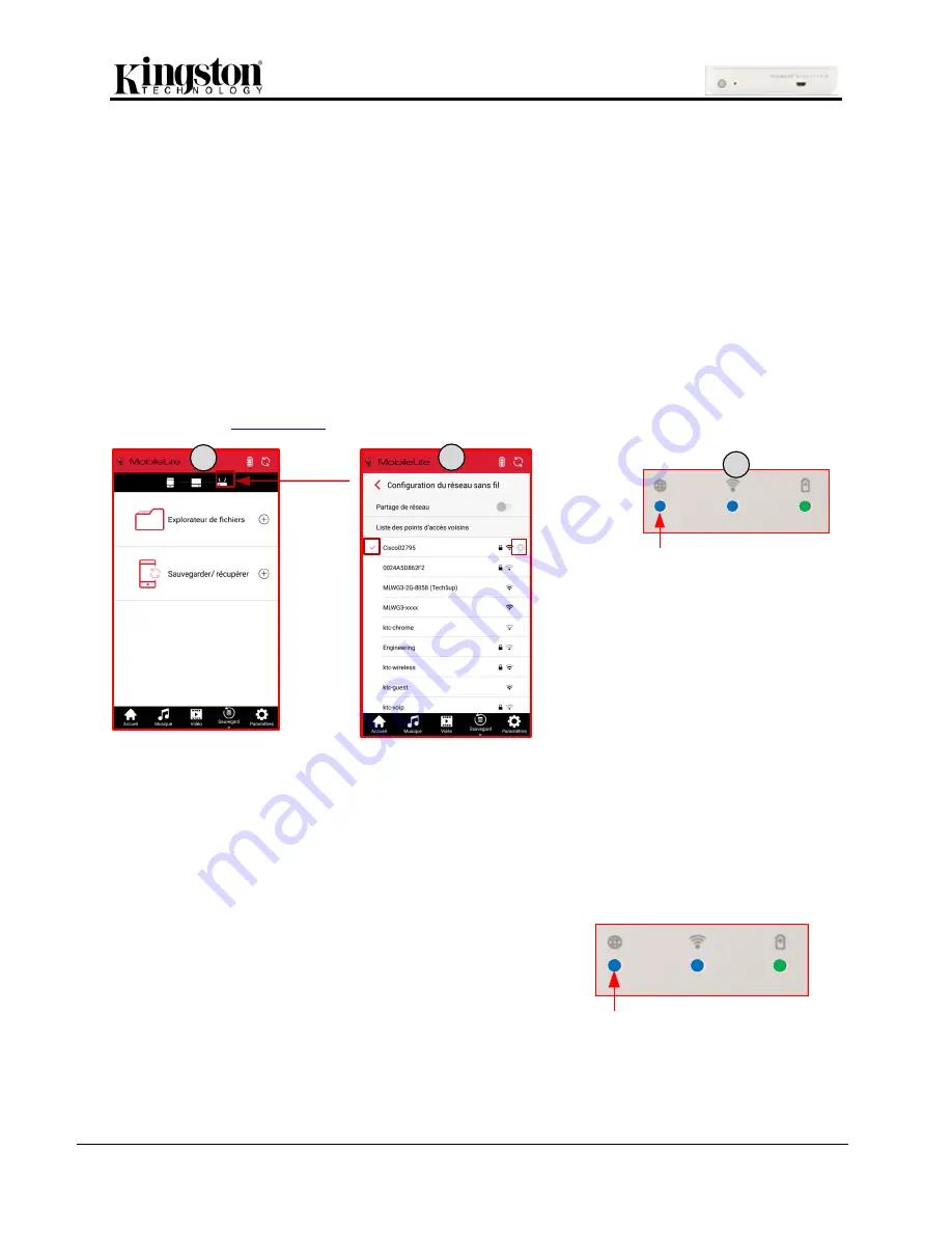 Kingston Technology MobileLite Wireless G3 User Manual Download Page 113