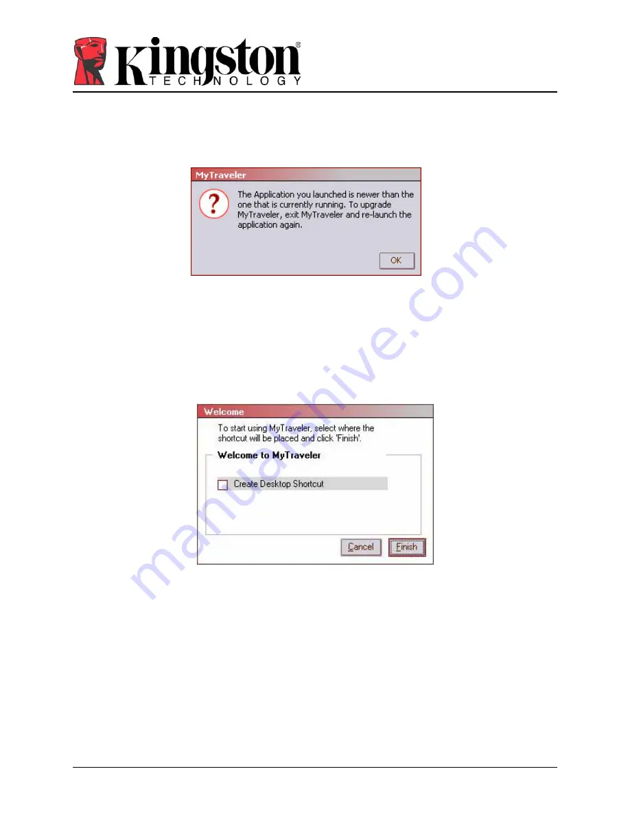 Kingston Technology MyTraveler User Manual Download Page 4