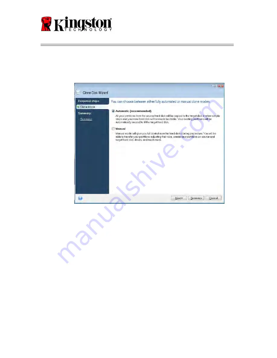 Kingston Technology SH100S3 Installation Manual Download Page 30