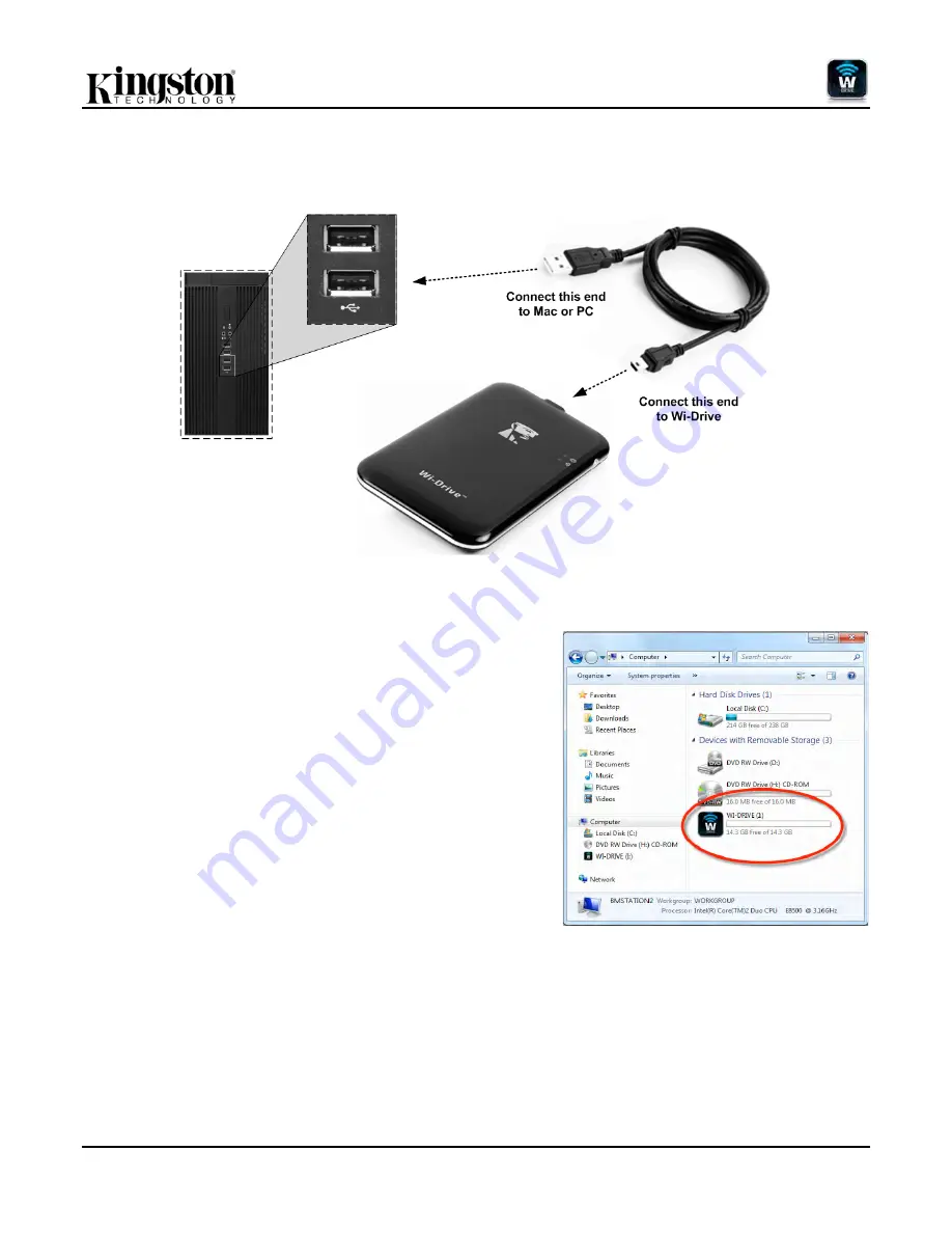 Kingston Technology Wi-Drive 128GB User Manual Download Page 8