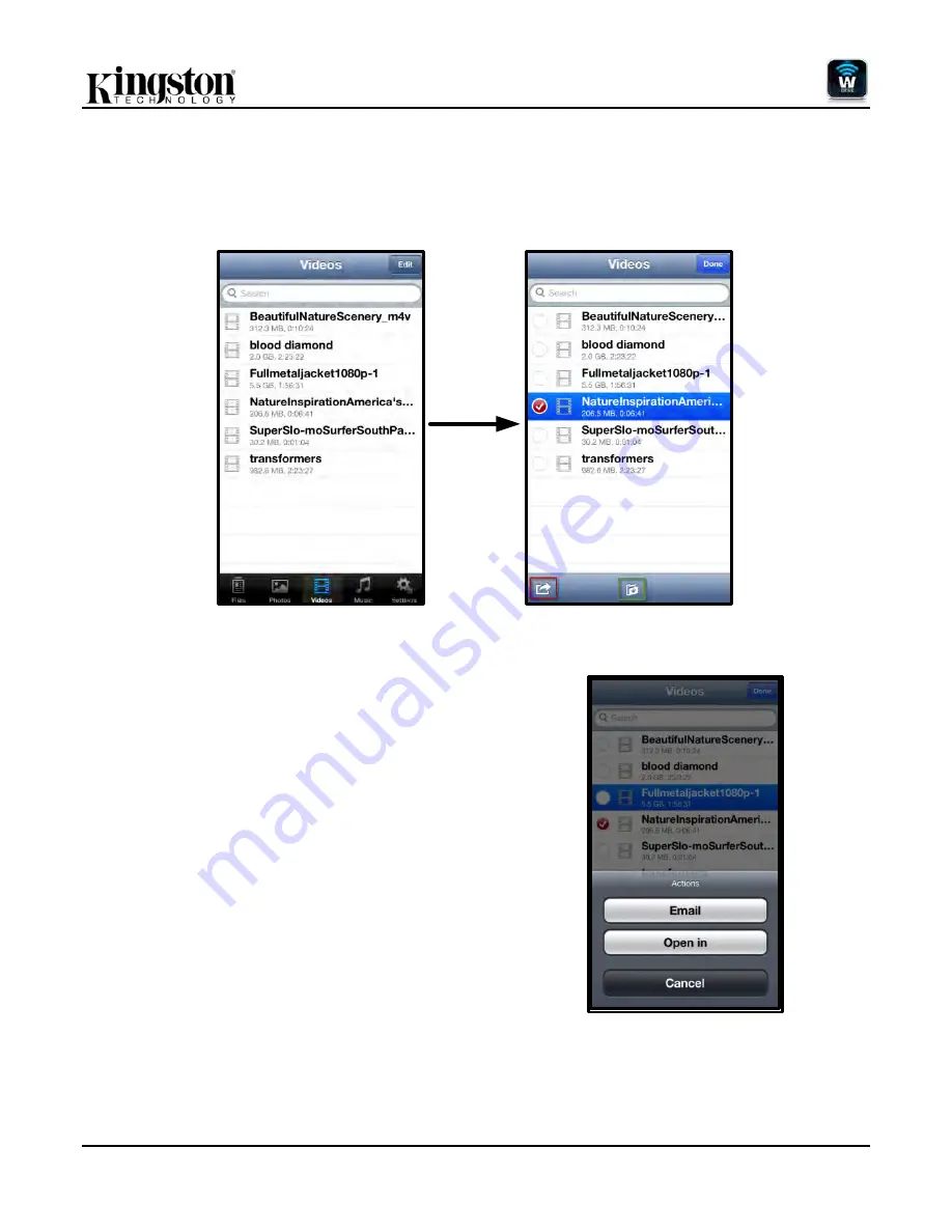 Kingston Technology Wi-Drive 128GB User Manual Download Page 12