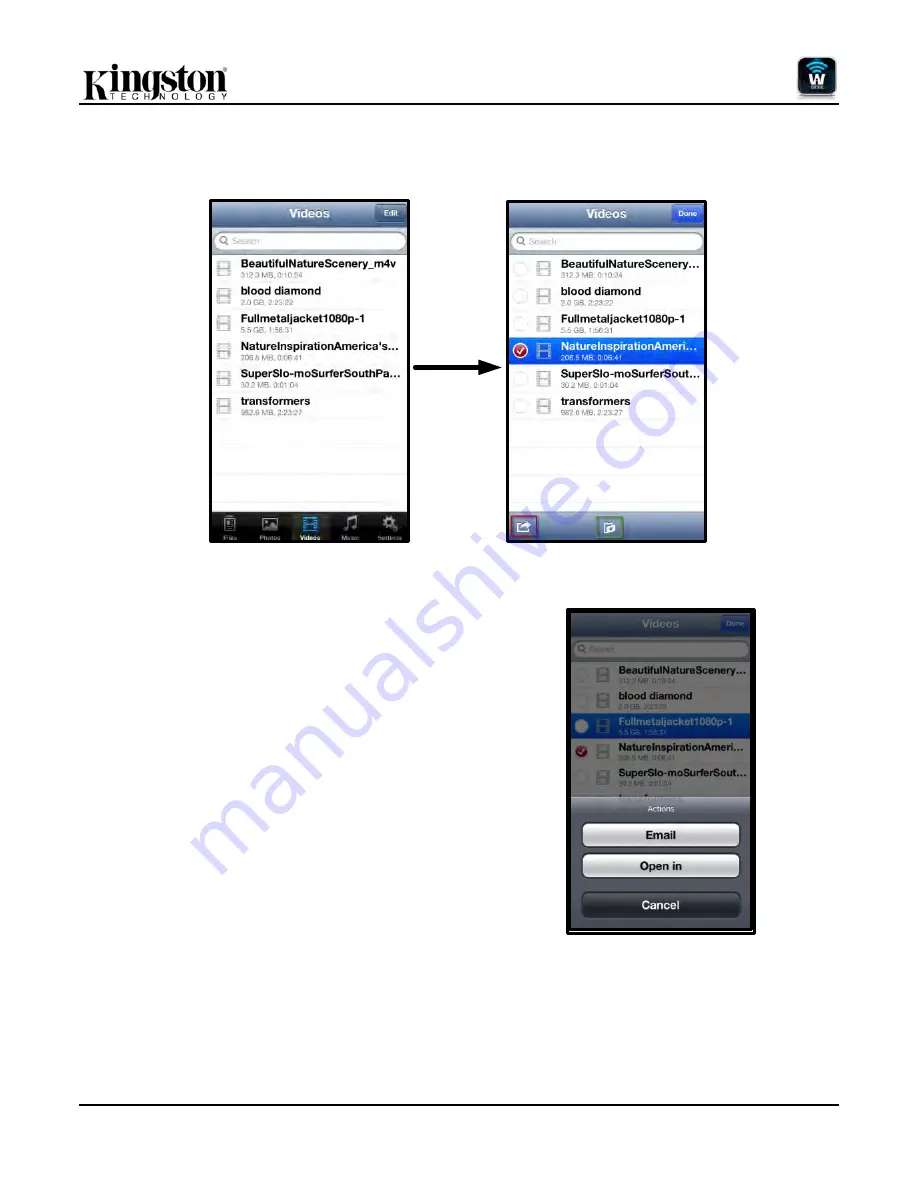 Kingston Technology Wi-Drive 128GB User Manual Download Page 63