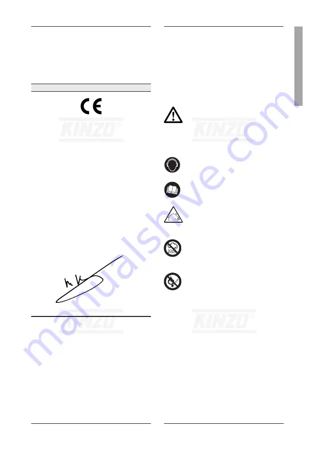 KINZO 31L801 Instruction Manual Download Page 9