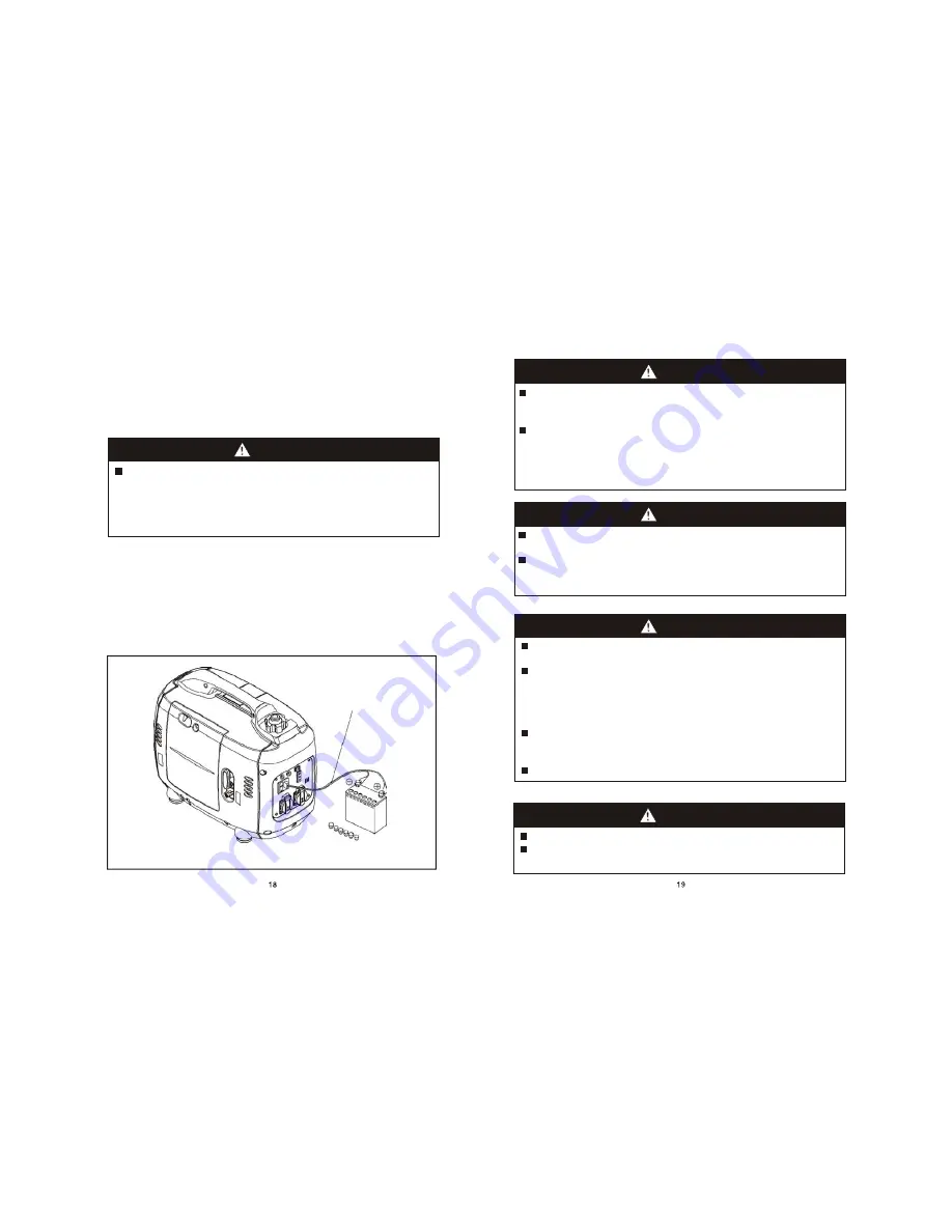 Kipor Sinamaster I G2600 Operation Manual Download Page 22