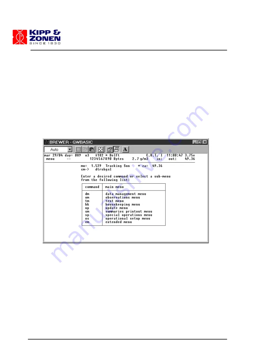 Kipp & Zonen Brewer Mk III Operator'S Manual Download Page 35