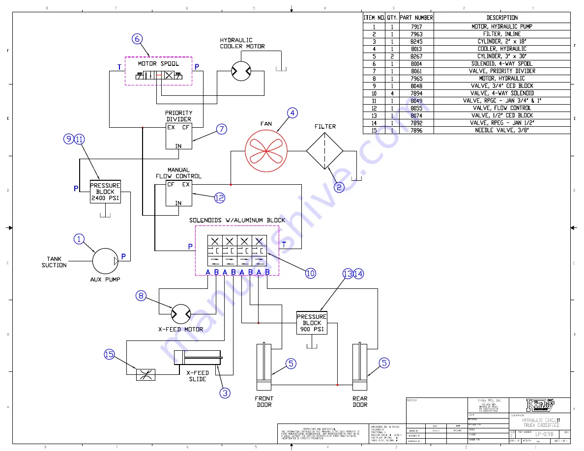 Kirby LP1000 Operation And Maintenance Manual Download Page 77