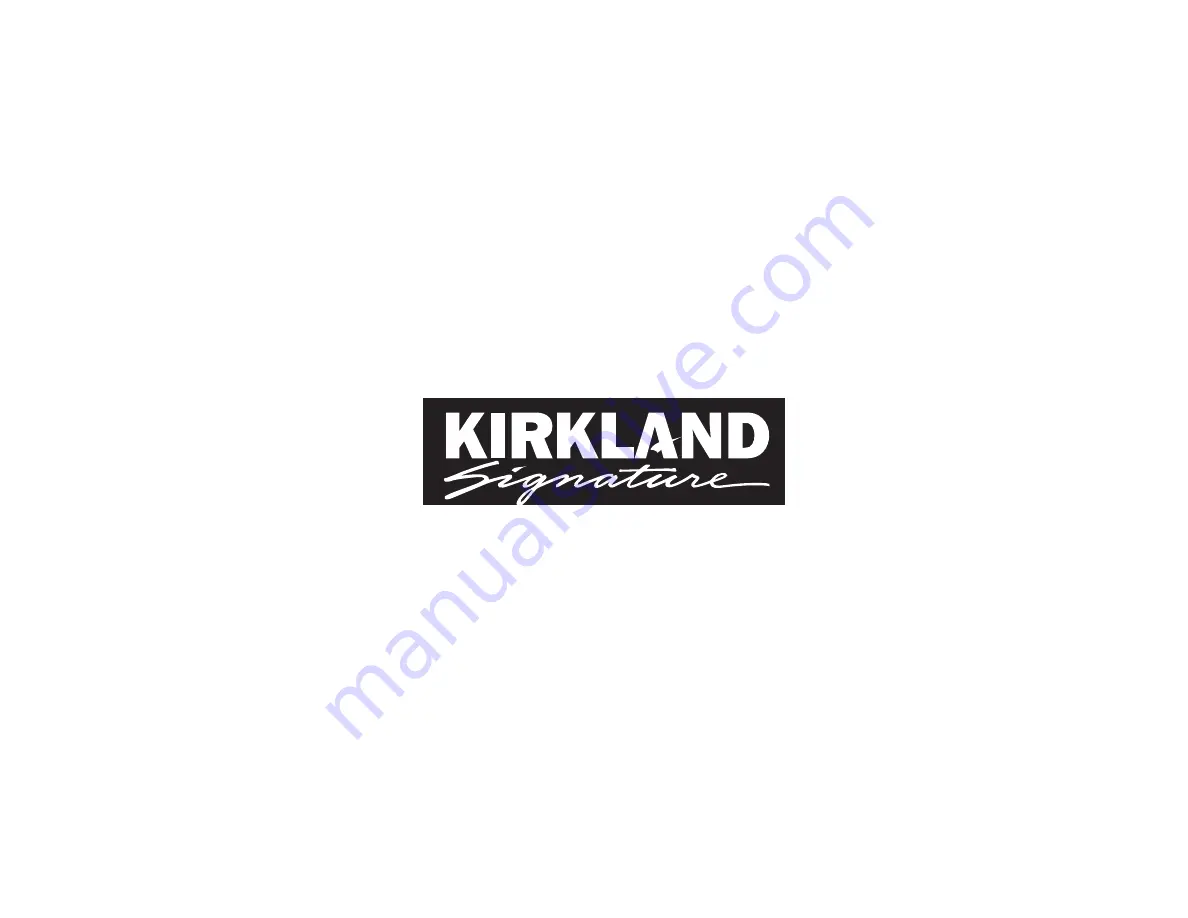 Kirkland Signature TBRL0210A-X Manual Download Page 11