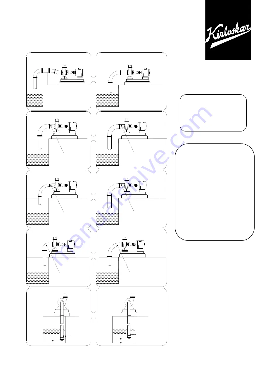 KIRLOSKAR 65-DSM 315M Instruction On Installation, Operation And Maintenance Download Page 22