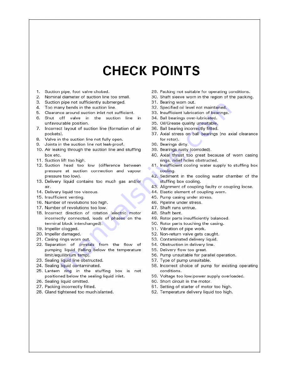 KIRLOSKAR 65-DSM 315M Instruction On Installation, Operation And Maintenance Download Page 54